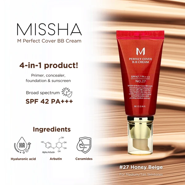 MISSHA M Perfect Cover BB Cream SPF42 PA+++